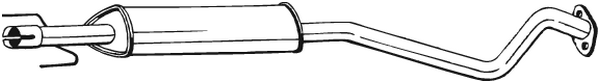 Centre Muffler Opel ASTRA G Hatchback · Opel ASTRA G Estate · Opel ASTRA G Saloon