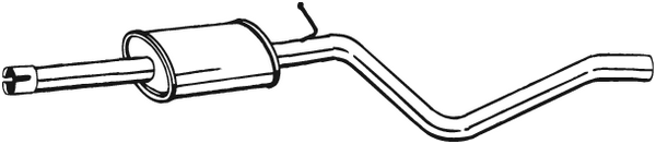 Centre Muffler Renault LOGAN I · Dacia LOGAN