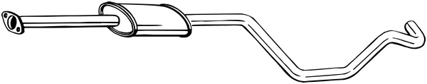 Centre Muffler Opel ASTRA J · Opel ASTRA J Sports Tourer · Opel ASTRA J GTC