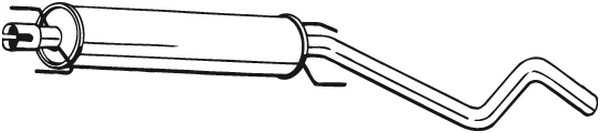 Centre Muffler Opel ASTRA G Hatchback · Opel ASTRA G Estate · Opel ASTRA G Saloon