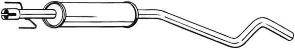 Centre Muffler Opel ASTRA G Hatchback · Opel ASTRA H · Opel ASTRA H GTC