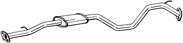 Centre Muffler Nissan QASHQAI II · Renault KADJAR