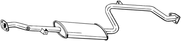 Centre Muffler Mitsubishi CARISMA · Mitsubishi CARISMA Saloon