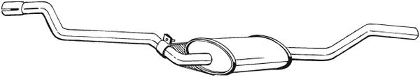 Centre Muffler Mercedes-Benz 123 T-Model · Mercedes-Benz 123 Saloon