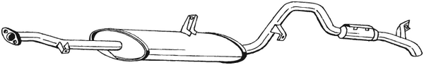 Rear Muffler Suzuki VITARA · Suzuki VITARA Cabrio