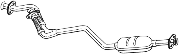 Front Muffler Mercedes-Benz 124 Saloon · Mercedes-Benz 124 T-Model