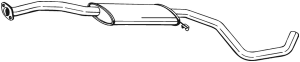 Centre Muffler Ford ESCORT V · Ford ESCORT V Turnier · Ford ESCORT V Saloon