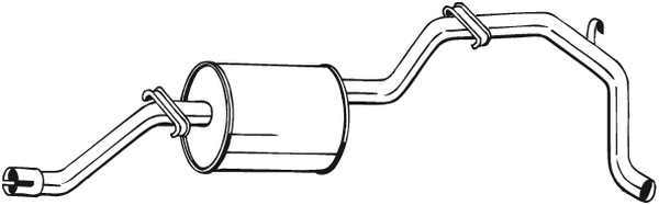 Rear Muffler Vw CADDY I