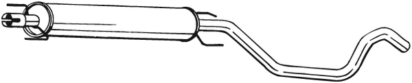 Centre Muffler Opel ZAFIRA A MPV · Opel ZAFIRA / ZAFIRA FAMILY B · Opel ZAFIRA B Box Body/MPV