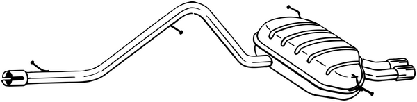 Rear Muffler Vw TIGUAN · Vw TIGUAN VAN