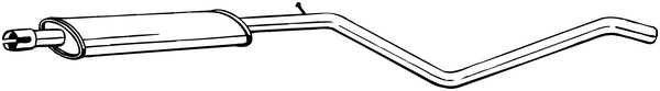 Centre Muffler Renault DUSTER · Dacia DUSTER · Dacia DUSTER SUV Van