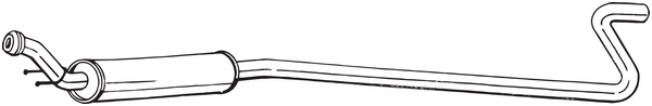 Centre Muffler Citroën C4 PICASSO I MPV · Citroën BERLINGO MULTISPACE · Citroën BERLINGO Box Body/MPV