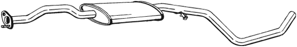 Centre Muffler Ford ESCORT V · Ford ESCORT V Turnier · Ford ESCORT V Saloon
