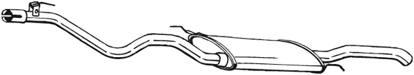 Rear Muffler Vw GOLF III Variant · Vw GOLF Van III Variant