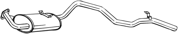 Rear Muffler Toyota LAND CRUISER · Toyota LAND CRUISER Hardtop