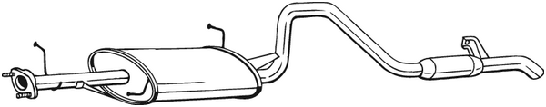 Rear Muffler Suzuki GRAND VITARA I