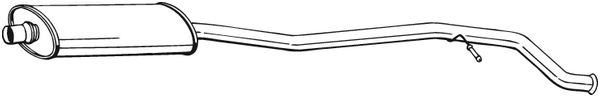 Centre Muffler Peugeot 406 · Peugeot 406 Break