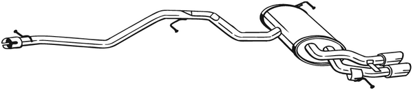 Rear Muffler Vw TIGUAN · Vw TIGUAN VAN