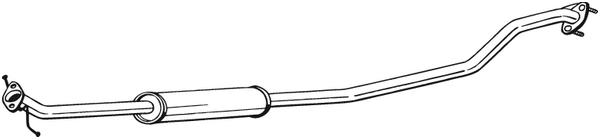 Centre Muffler Opel AGILA · Suzuki SPLASH · Vauxhall AGILA Mk II