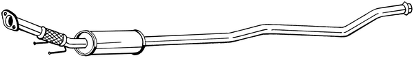 Centre Muffler Hyundai i10 II
