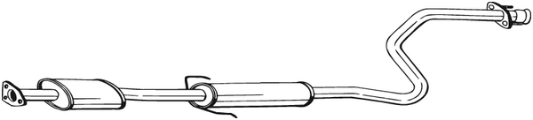Centre Muffler Rover 200 II Hatchback · Rover 400 II