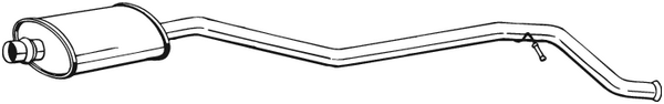 Centre Muffler Peugeot 406 · Peugeot 406 Break
