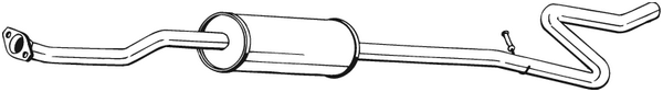 Centre Muffler Citroën C3 I · Citroën C3 Pluriel