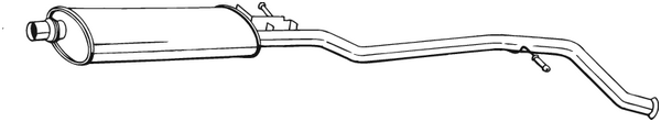 Centre Muffler Peugeot 406 · Peugeot 406 Break · Peugeot 406 Coupe