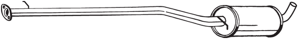 Centre Muffler Ford TOURNEO CONNECT · Ford TRANSIT CONNECT