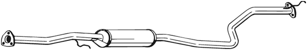 Centre Muffler Honda CIVIC VI Hatchback · Honda CIVIC VI Saloon