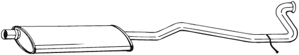 Centre Muffler Peugeot 406 · Peugeot 406 Break