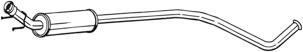 Centre Muffler Citroën C4 Coupe · Citroën C4 I · Peugeot 308 I