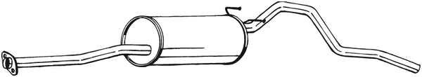 Rear Muffler Toyota HILUX V Pickup · Vw TARO