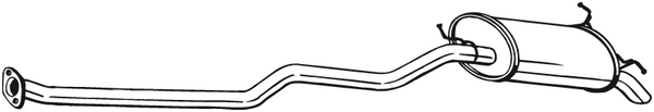 Rear Muffler Hyundai SANTA FÉ I · Hyundai SANTA FÉ I SUV Van