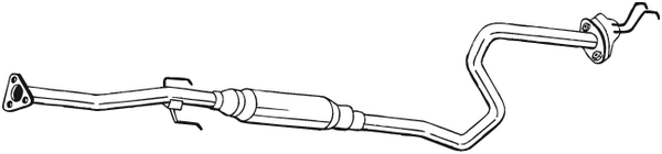 Centre Muffler Honda CIVIC V Hatchback