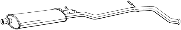 Centre Muffler Peugeot 406 · Peugeot 406 Break · Peugeot 406 Coupe