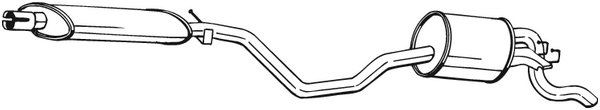 Rear Muffler Fiat PUNTO · Fiat PUNTO Convertible