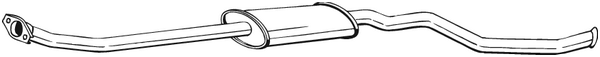 Centre Muffler Citroën XSARA · Citroën XSARA Break · Citroën XSARA Coupe