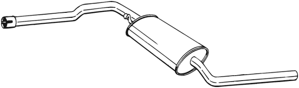 Centre Muffler Vw TRANSPORTER T4 Bus · Vw TRANSPORTER T4 Van · Vw TRANSPORTER T4 Platform/Chassis (70E, 70L, 70M, 7DE, 7DL, 7D