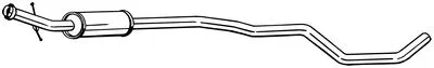 Centre Muffler Peugeot 308 SW II