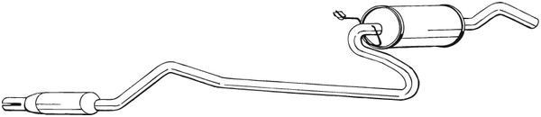 Centre Muffler Ford FIESTA III · Ford FIESTA Hatchback Van