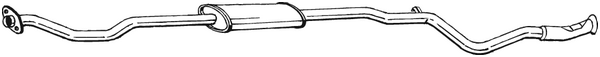 Centre Muffler Peugeot 106 I · Peugeot 106 Van I Hatchback Van