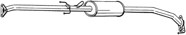 Centre Muffler Honda CR-V III