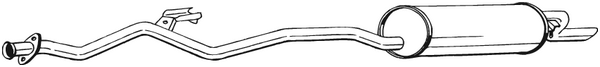 Rear Muffler Bmw 5 Touring