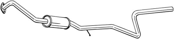 Centre Muffler Ford FIESTA V · Ford FUSION