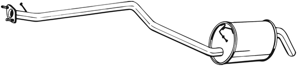 Centre Muffler Ford TOURNEO CONNECT · Ford TRANSIT CONNECT