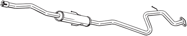 Centre Muffler Toyota YARIS · Toyota YARIS Hatchback Van