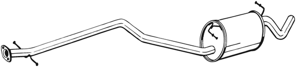 Centre Muffler Ford TOURNEO CONNECT · Ford TRANSIT CONNECT