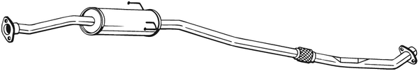 Centre Muffler Toyota RAV 4 II