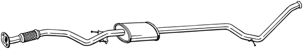 BOSAL 291-511 media silencer